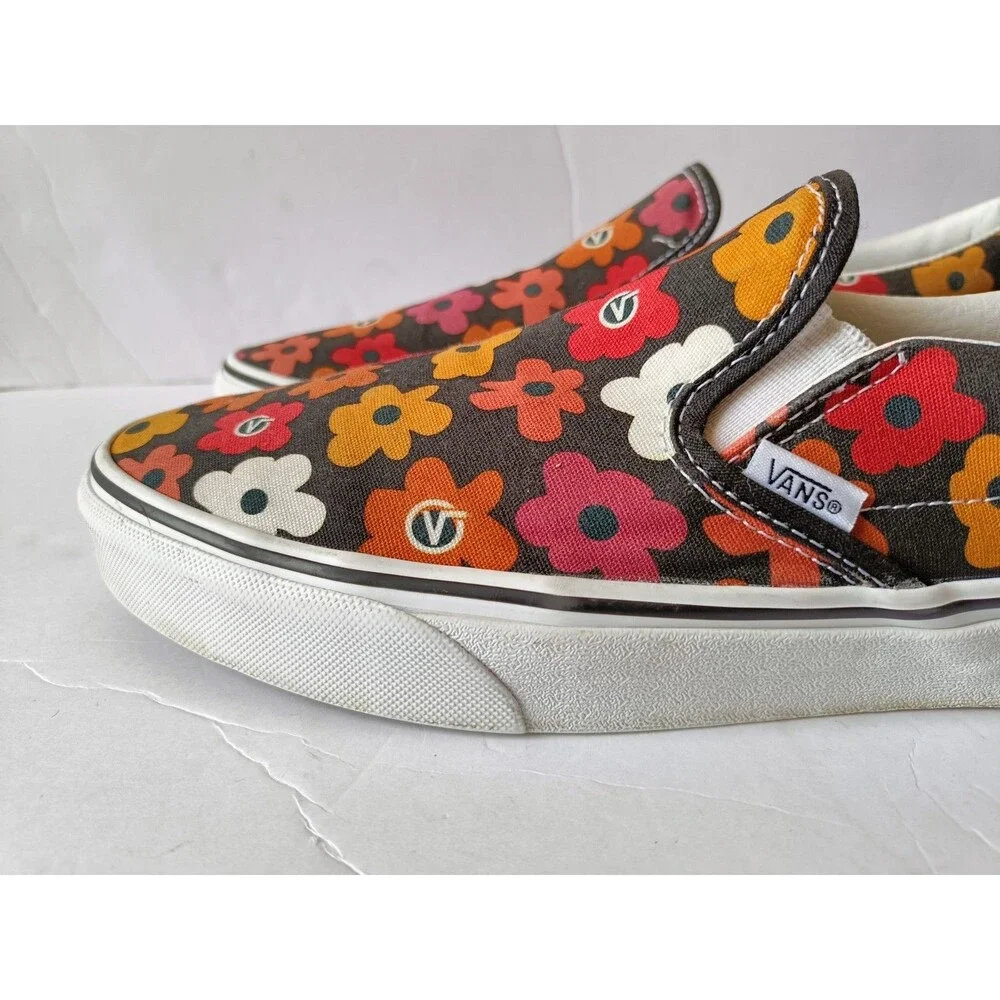 VANS Slip On Shoes Men's Size 11 Flower Power Project-X Low Top Sneakers